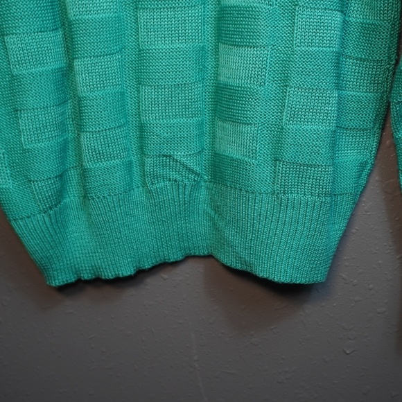 Lacoste Mens Light Green Chemise Crew Neck Vintage Long Sleeve Sweater Size XL - Picture 7 of 9